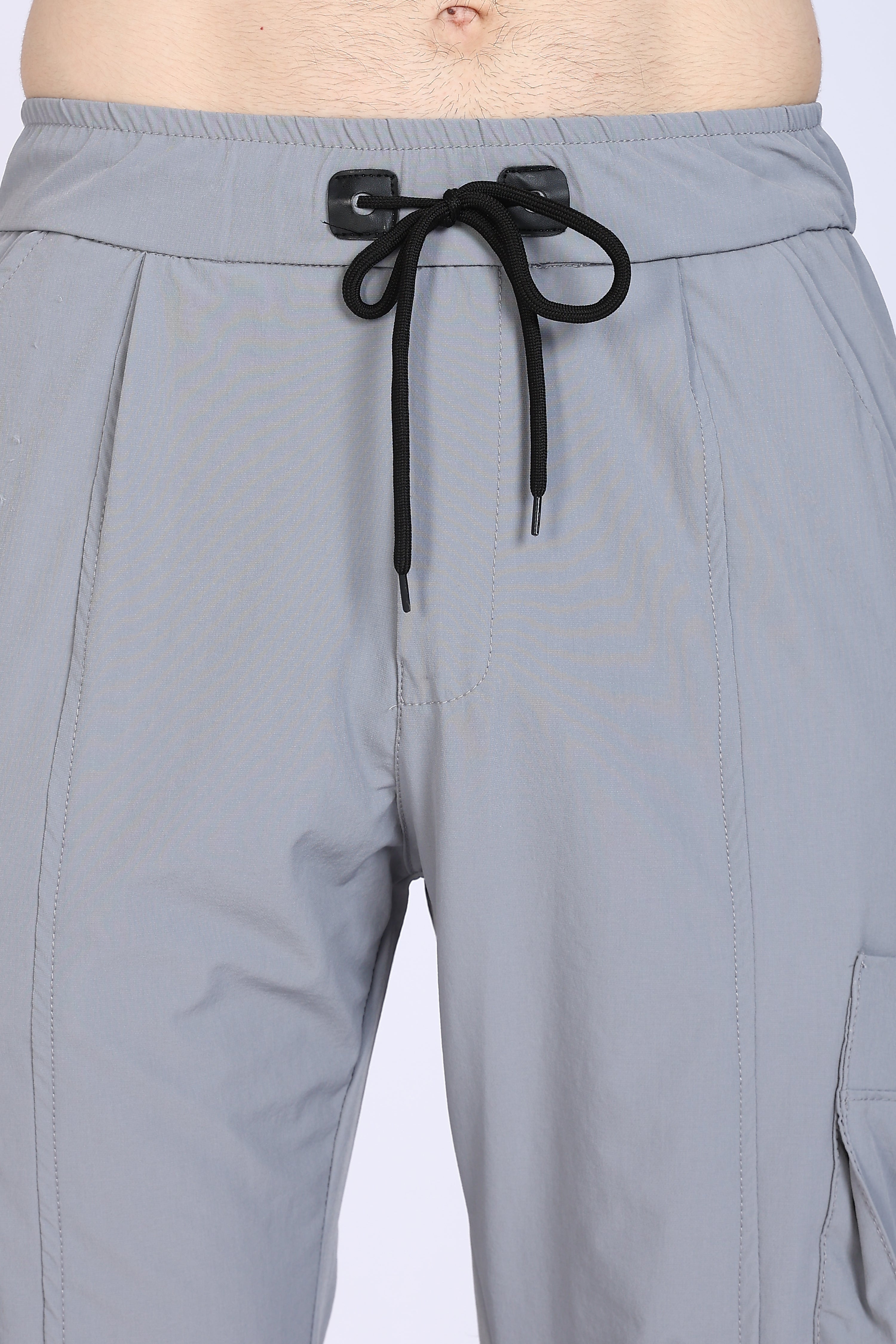 Regular Fit Men's Cargo Grey Trousers