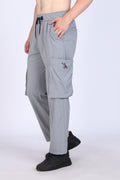 Regular Fit Men's Cargo Grey Trousers