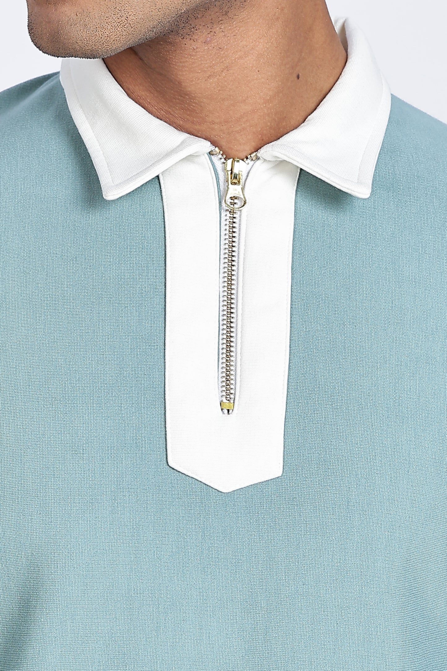Aqua Crest Quarter-Zip