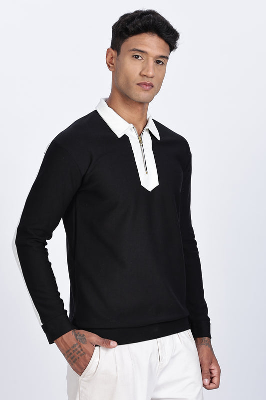 Midnight Fade Zip Top