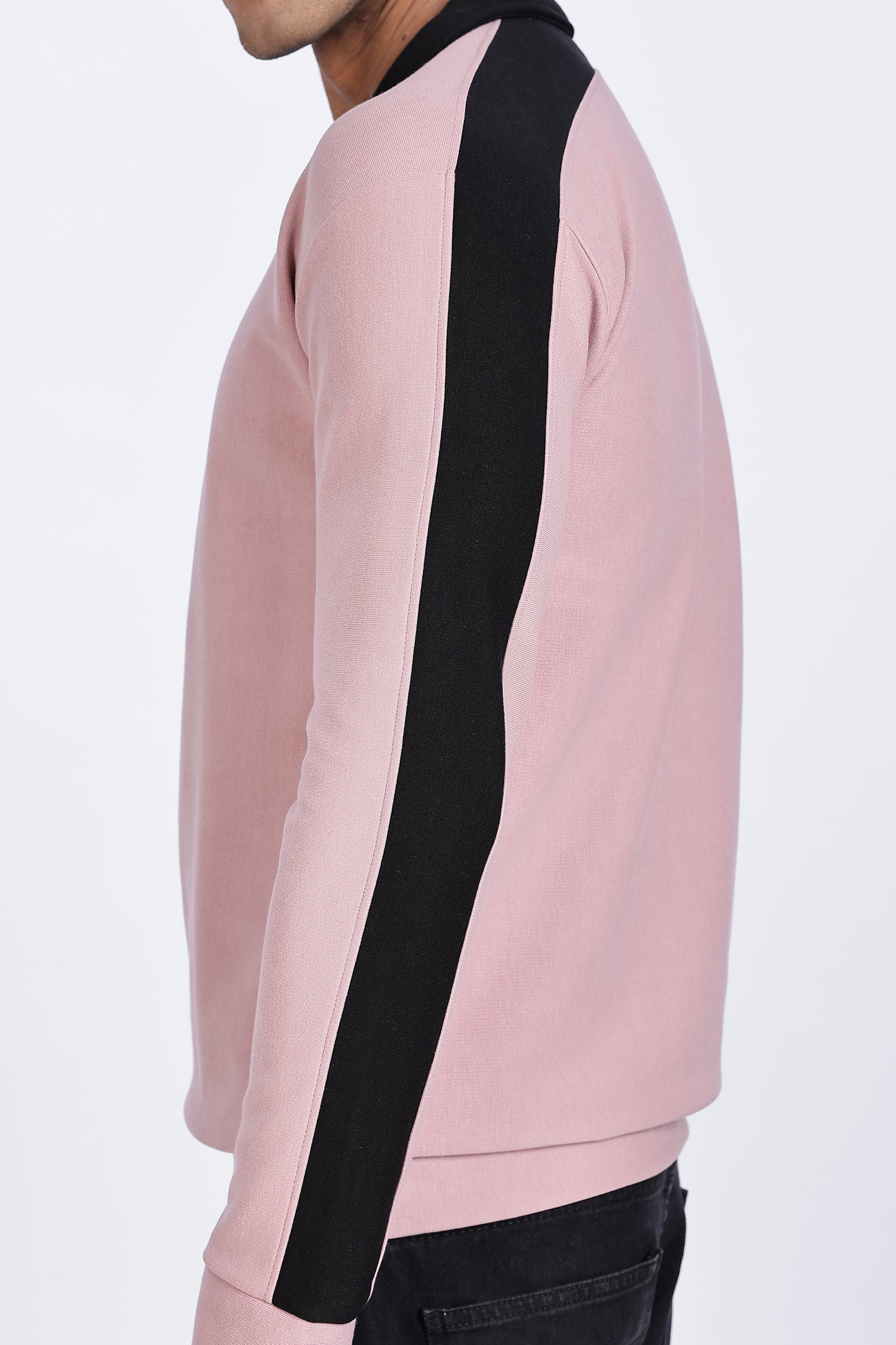Dusty Rose Zip Polo