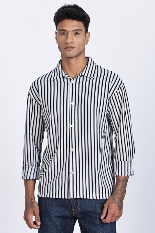 Mono Vibe Stripe Shirt