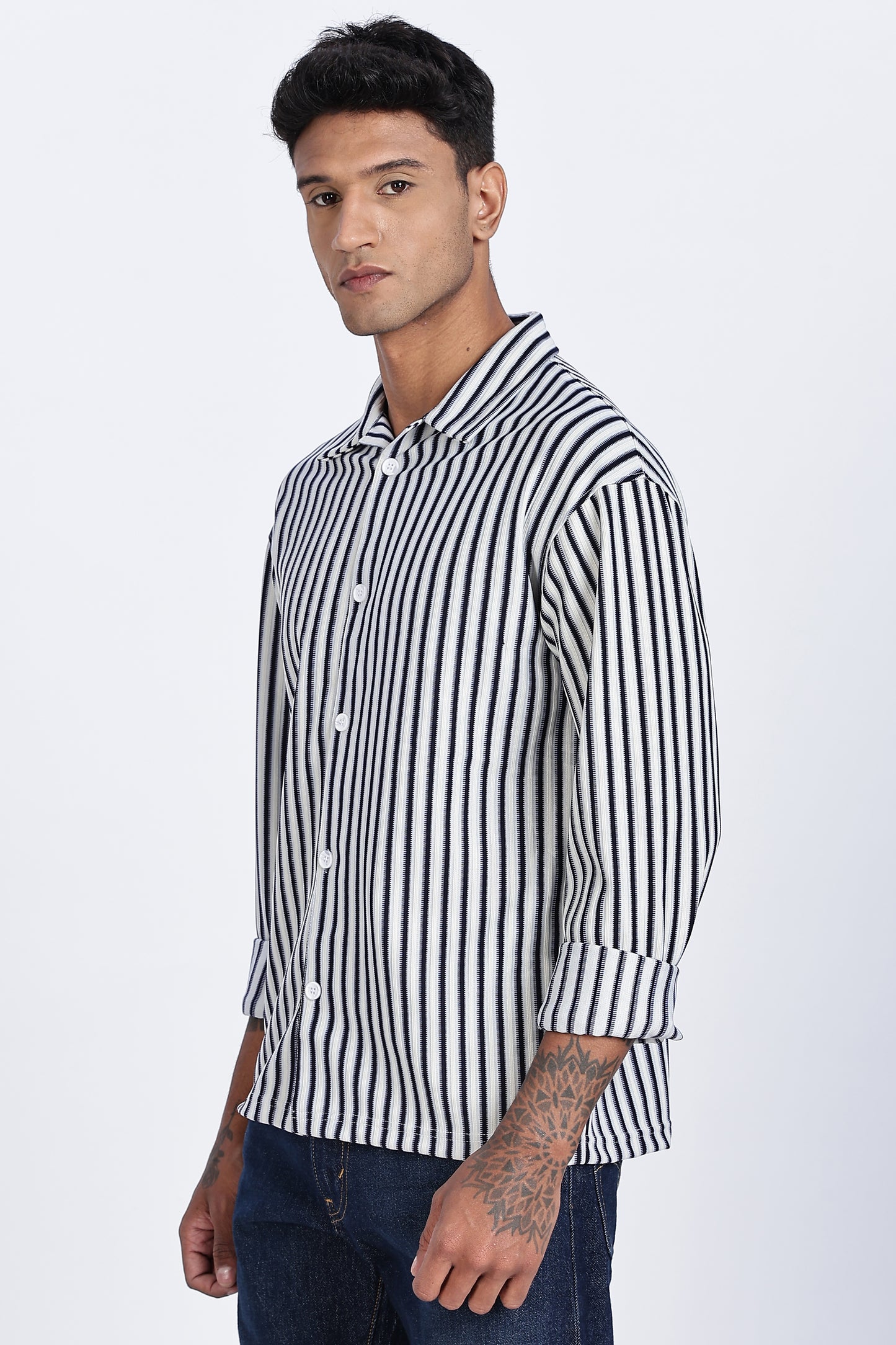 Mono Vibe Stripe Shirt