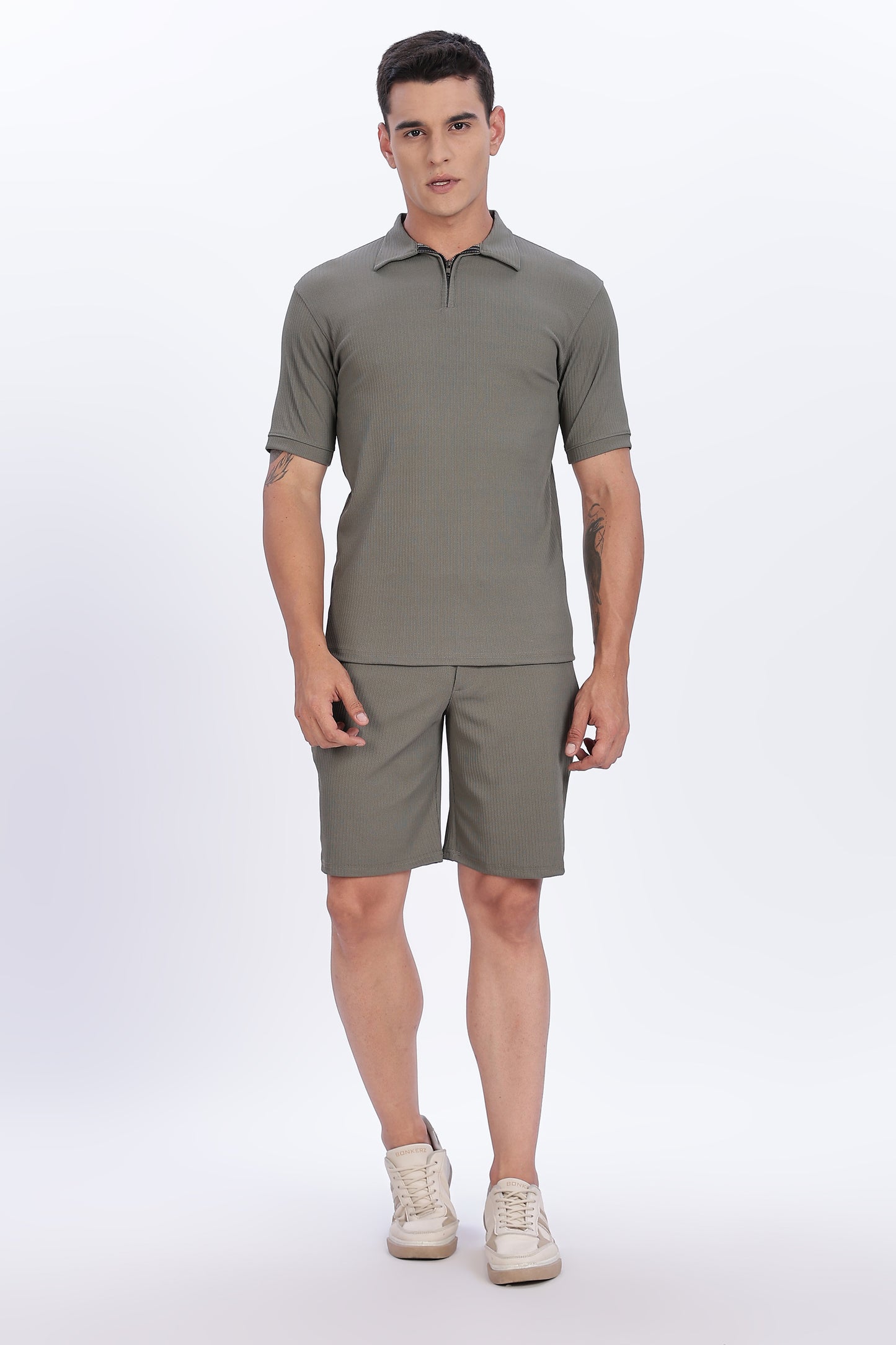 Mens zip polo Co-ord Set