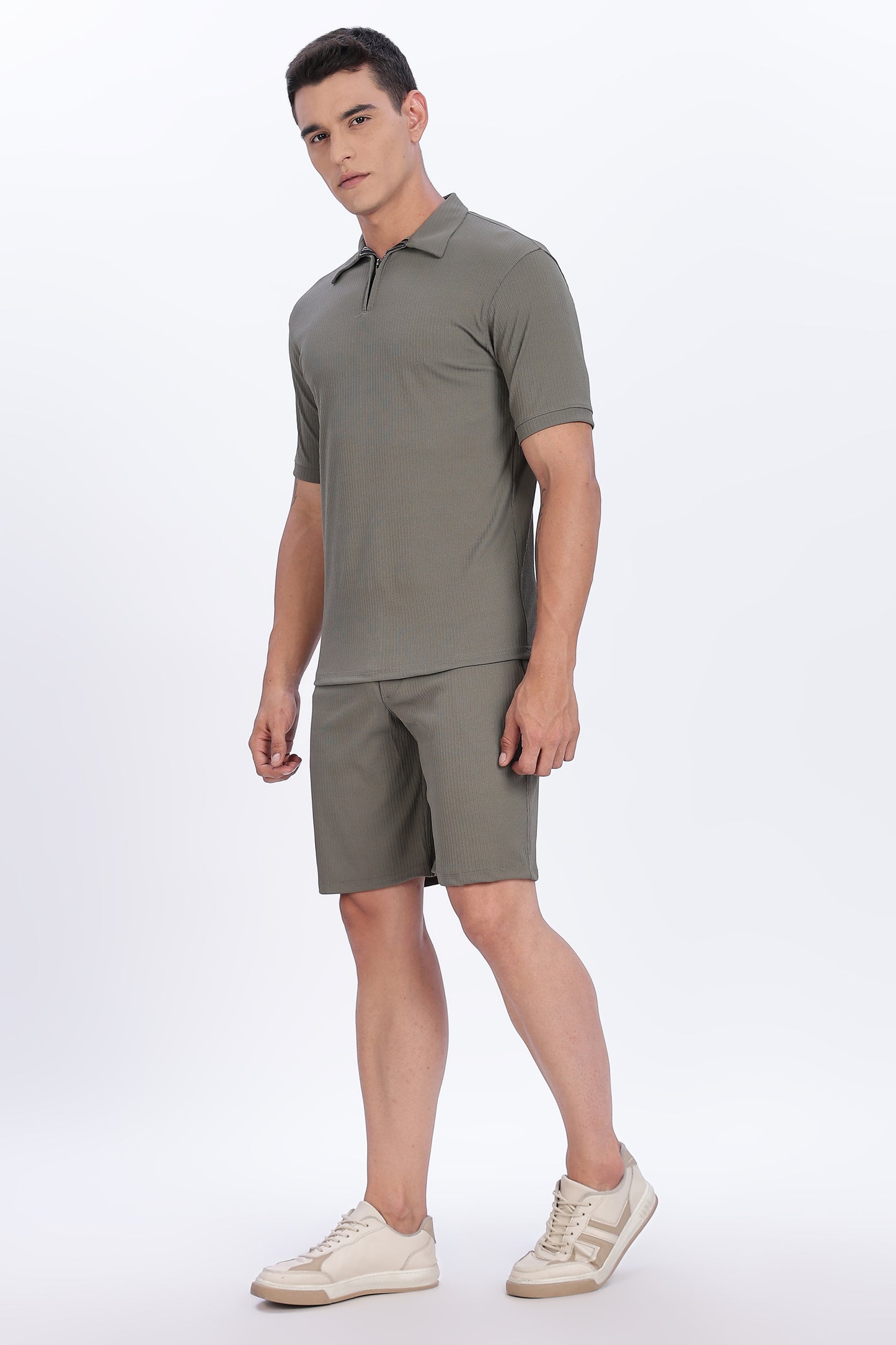 Mens zip polo Co-ord Set