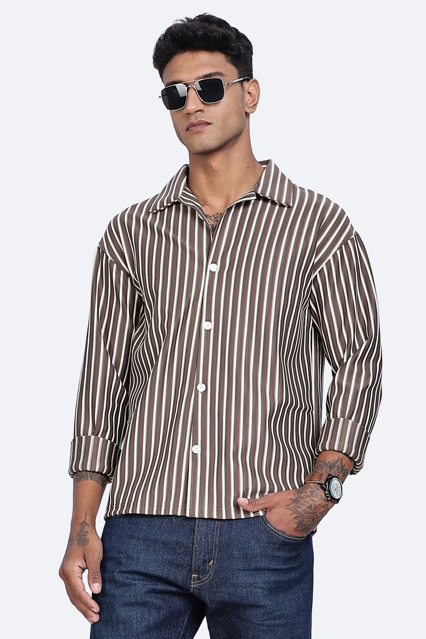 Café Stripe Shirt