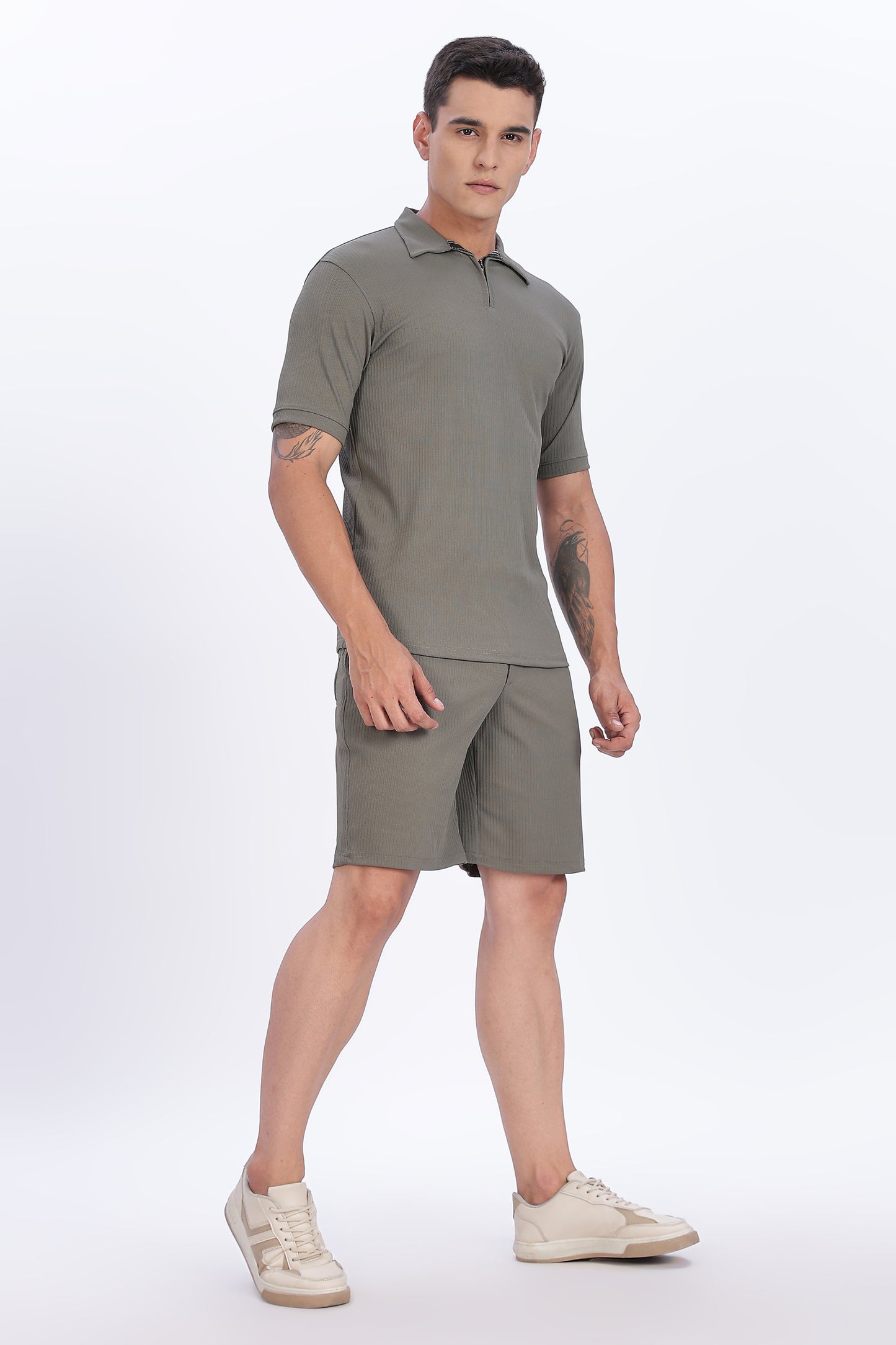 Mens zip polo Co-ord Set