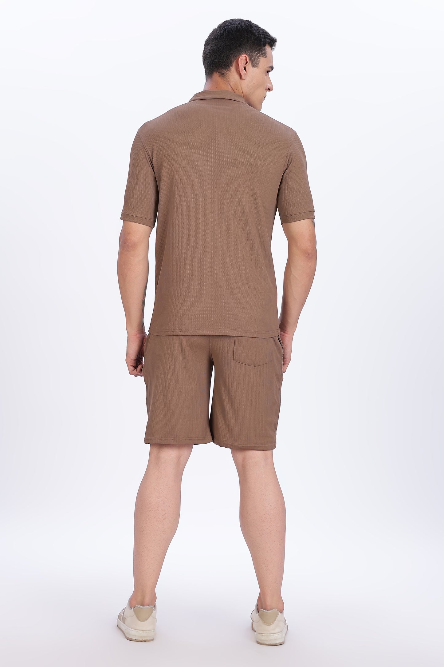 Essential Zip Polo & Shorts Co-Ord Set