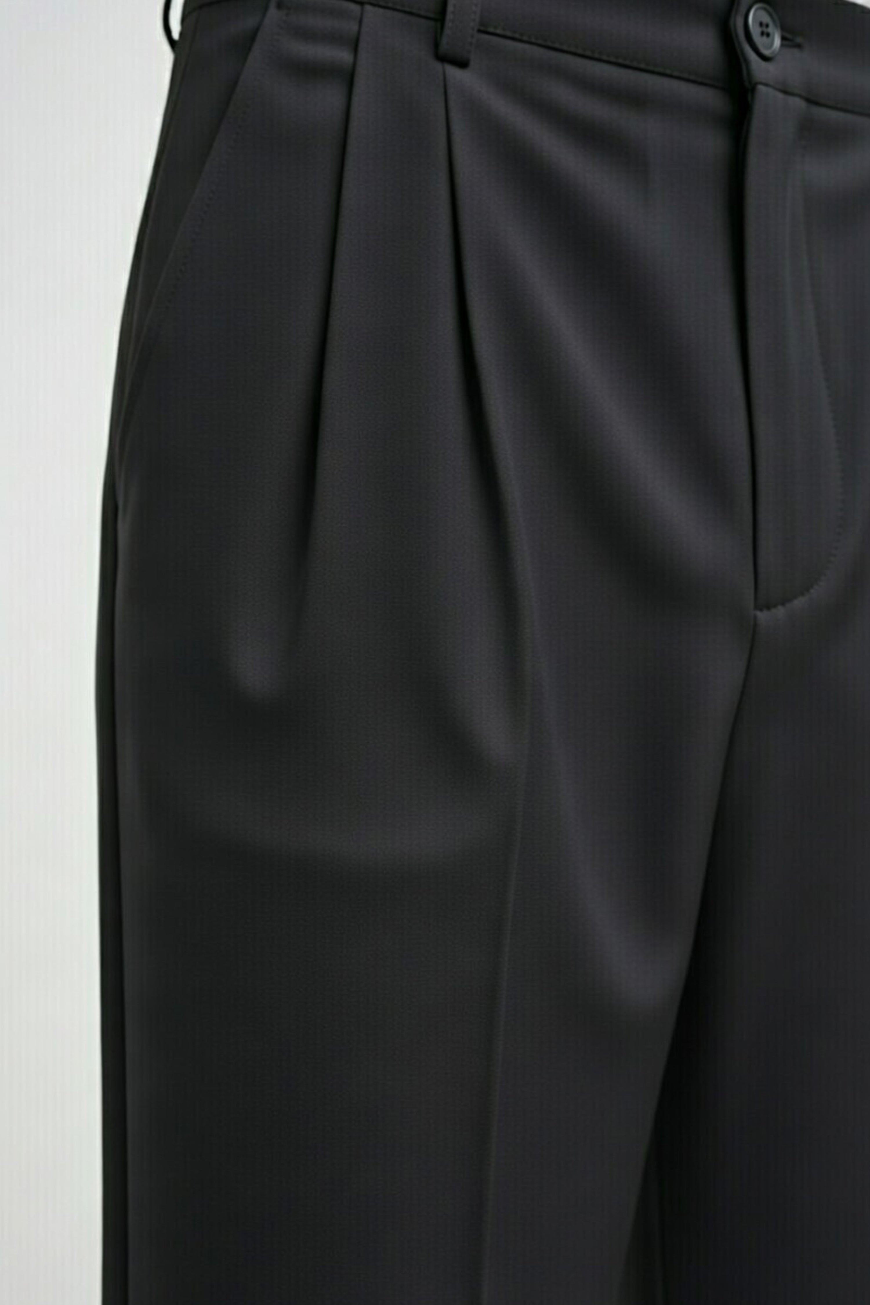 Korean Gen-Z Relaxed Fit Pants – Black