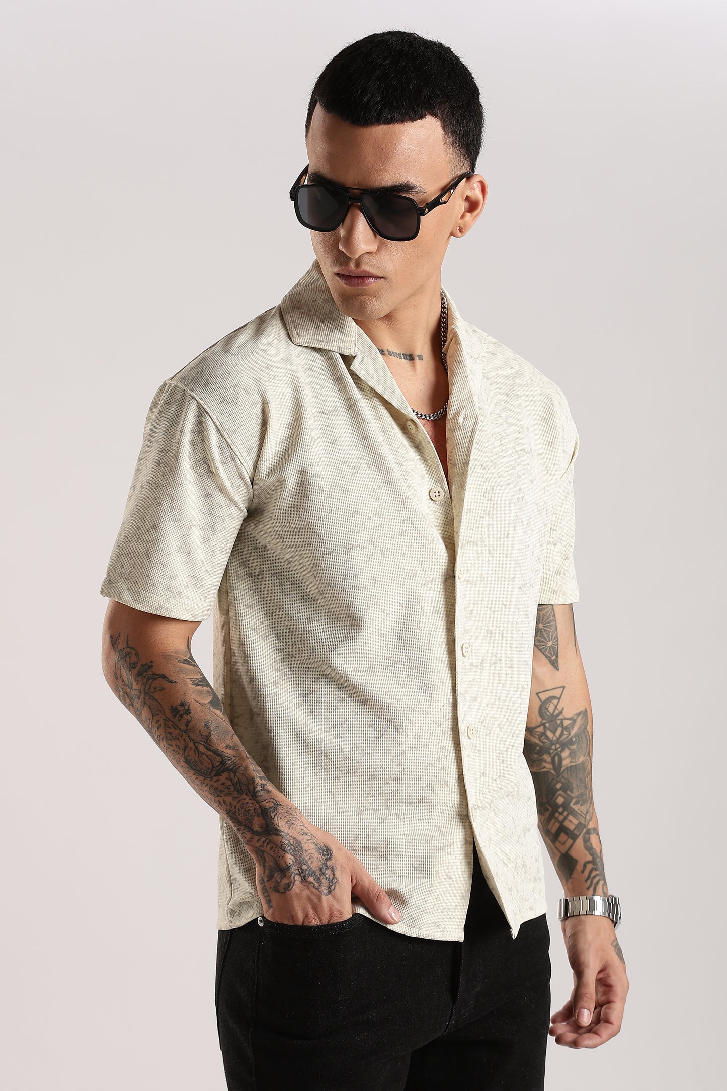 Beach Glow Textured Shirt