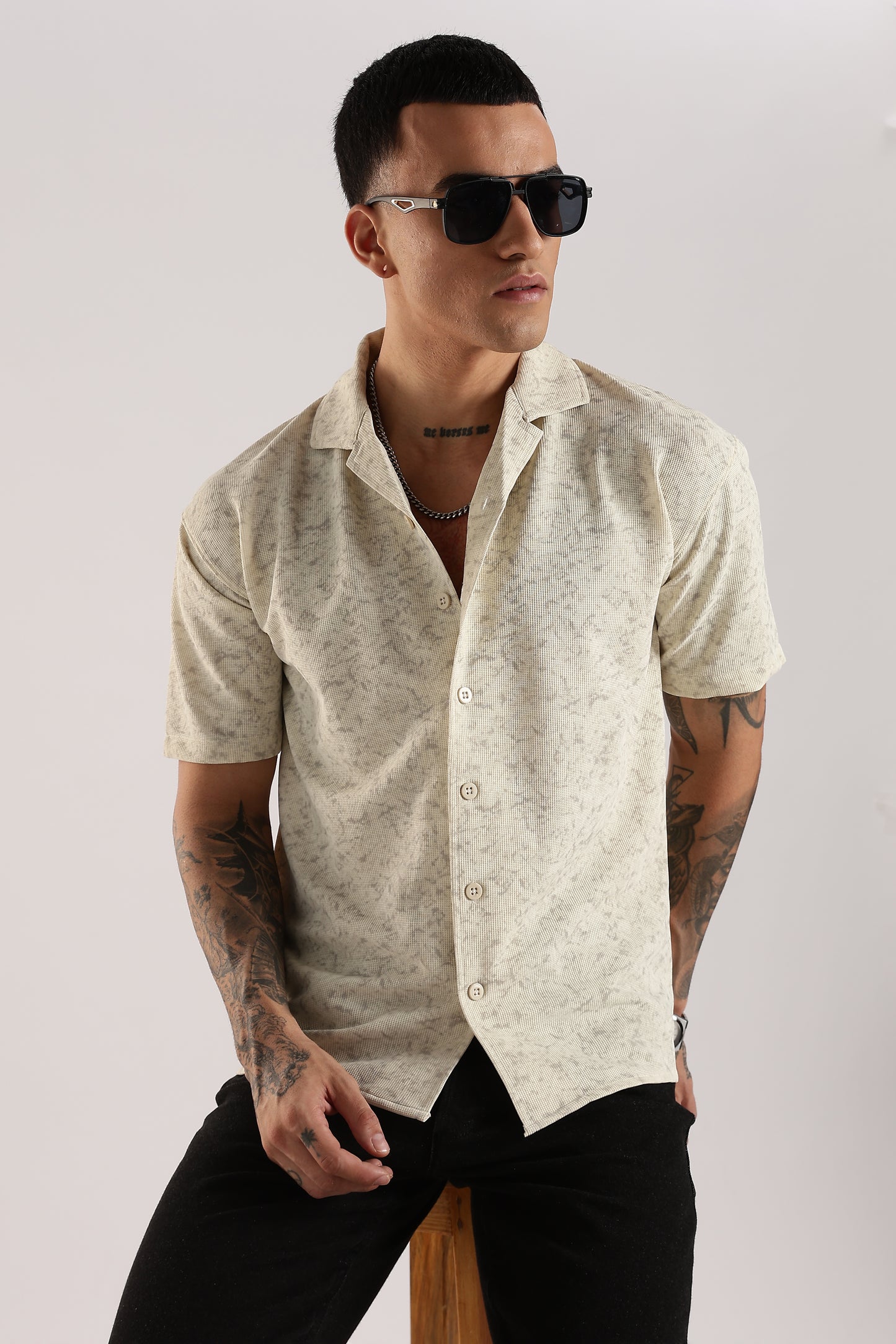 Beach Glow Textured Shirt