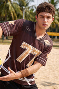 Brown 77 Sports Jersey