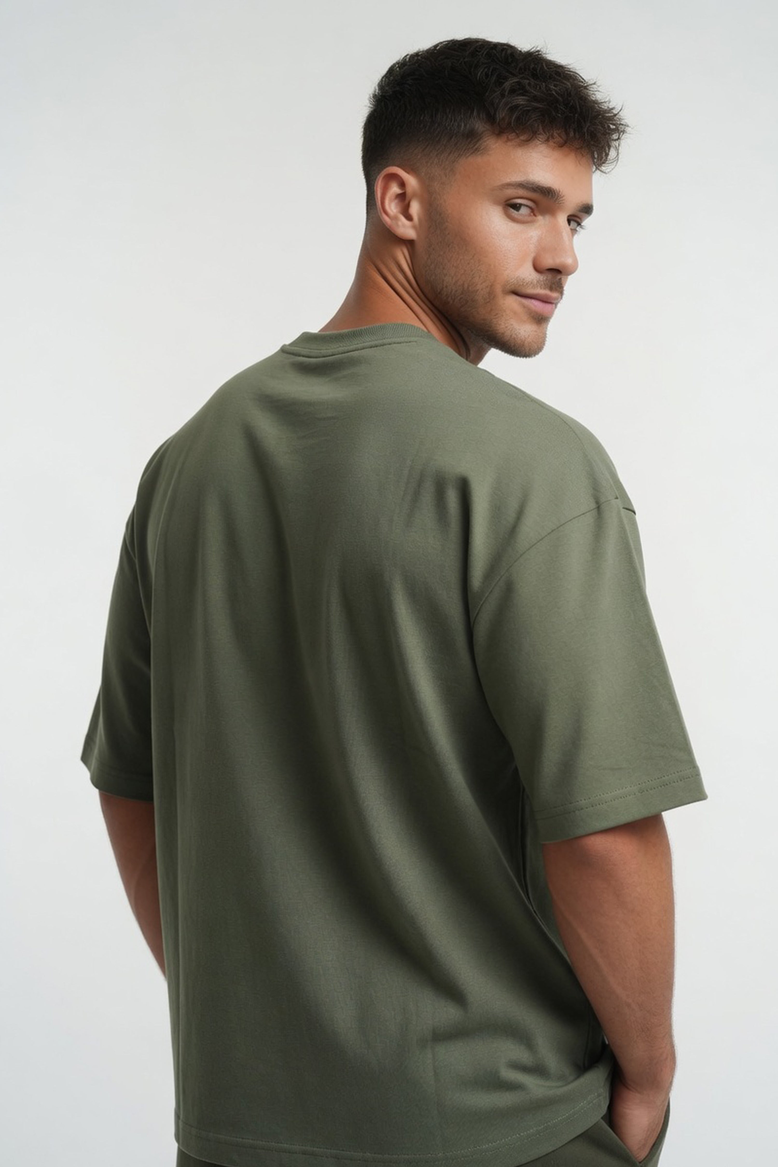 Brooklyn Varsity Tee Sage Olive