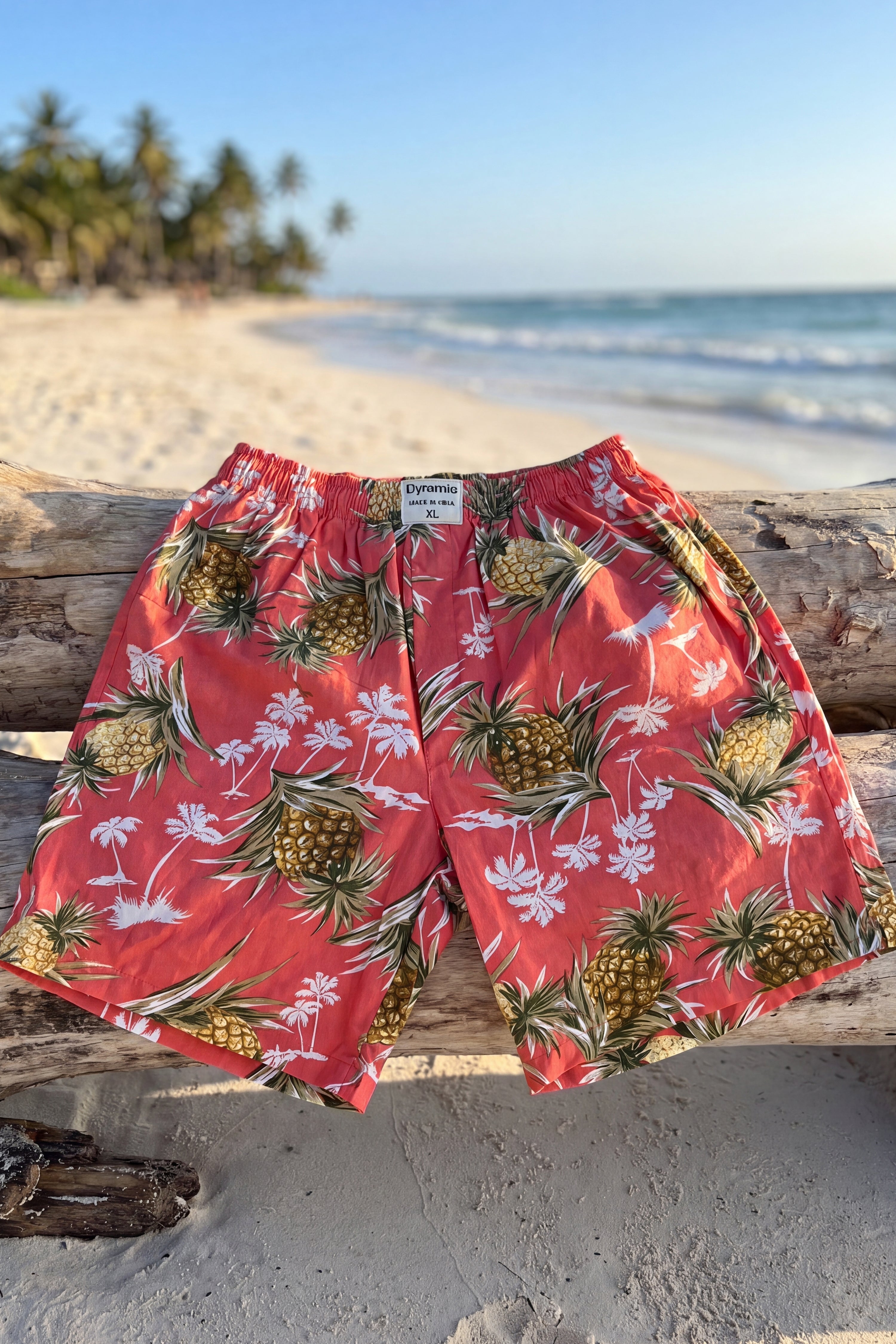 Orange Fruit Print Boxers