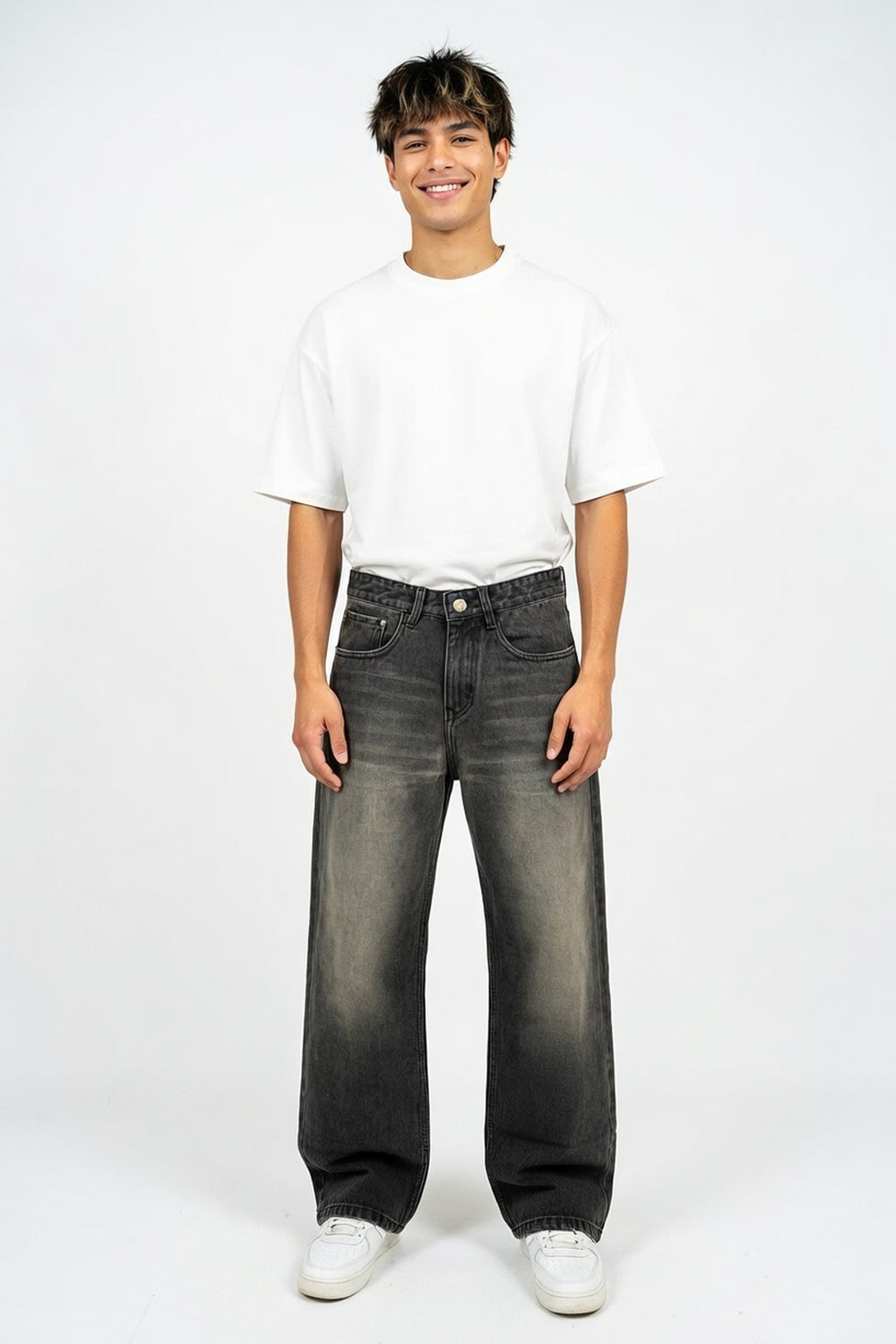 Aged Charcoal The Vintage Baggy Jeans