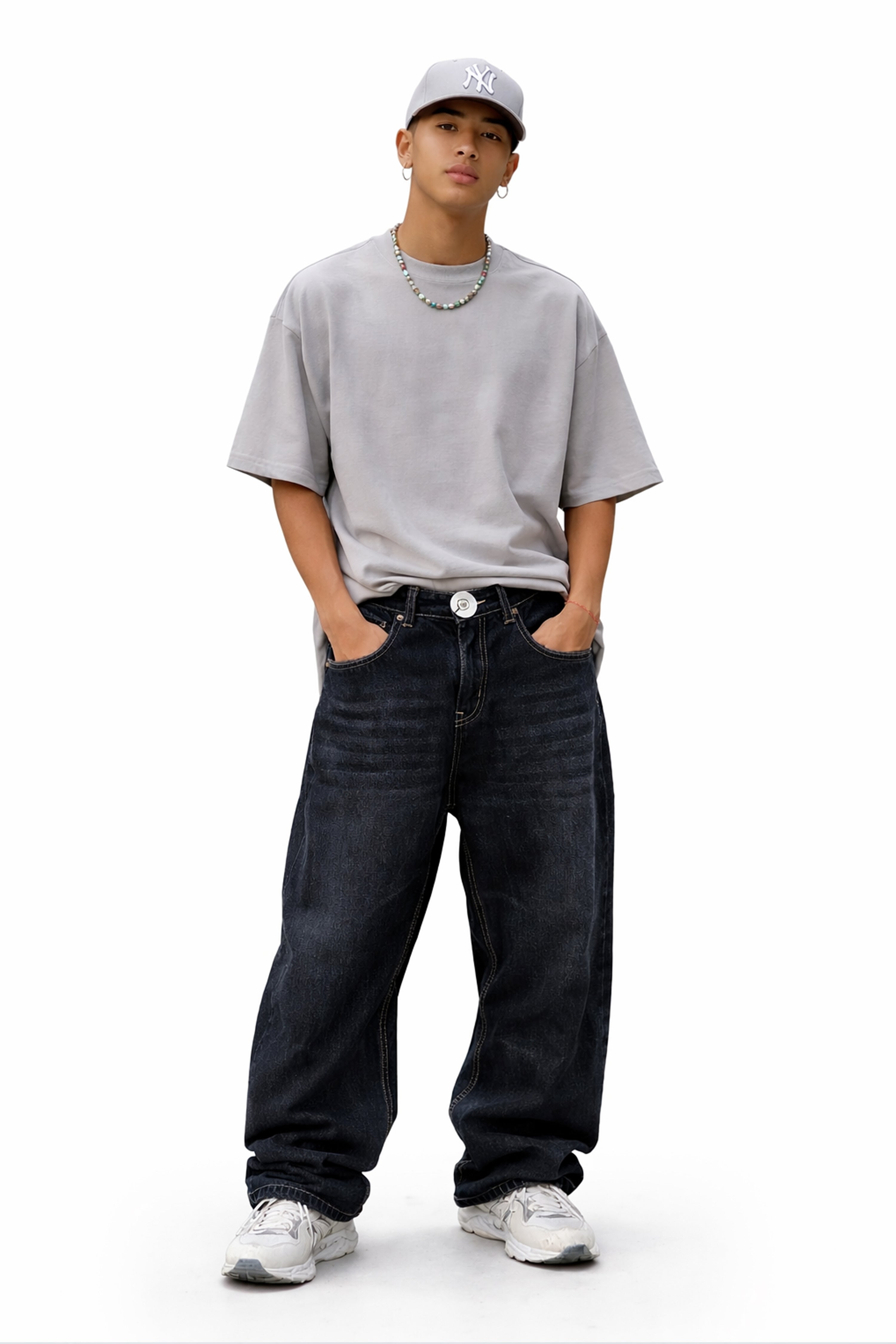 Gen Z Baggy Jeans Close-Up