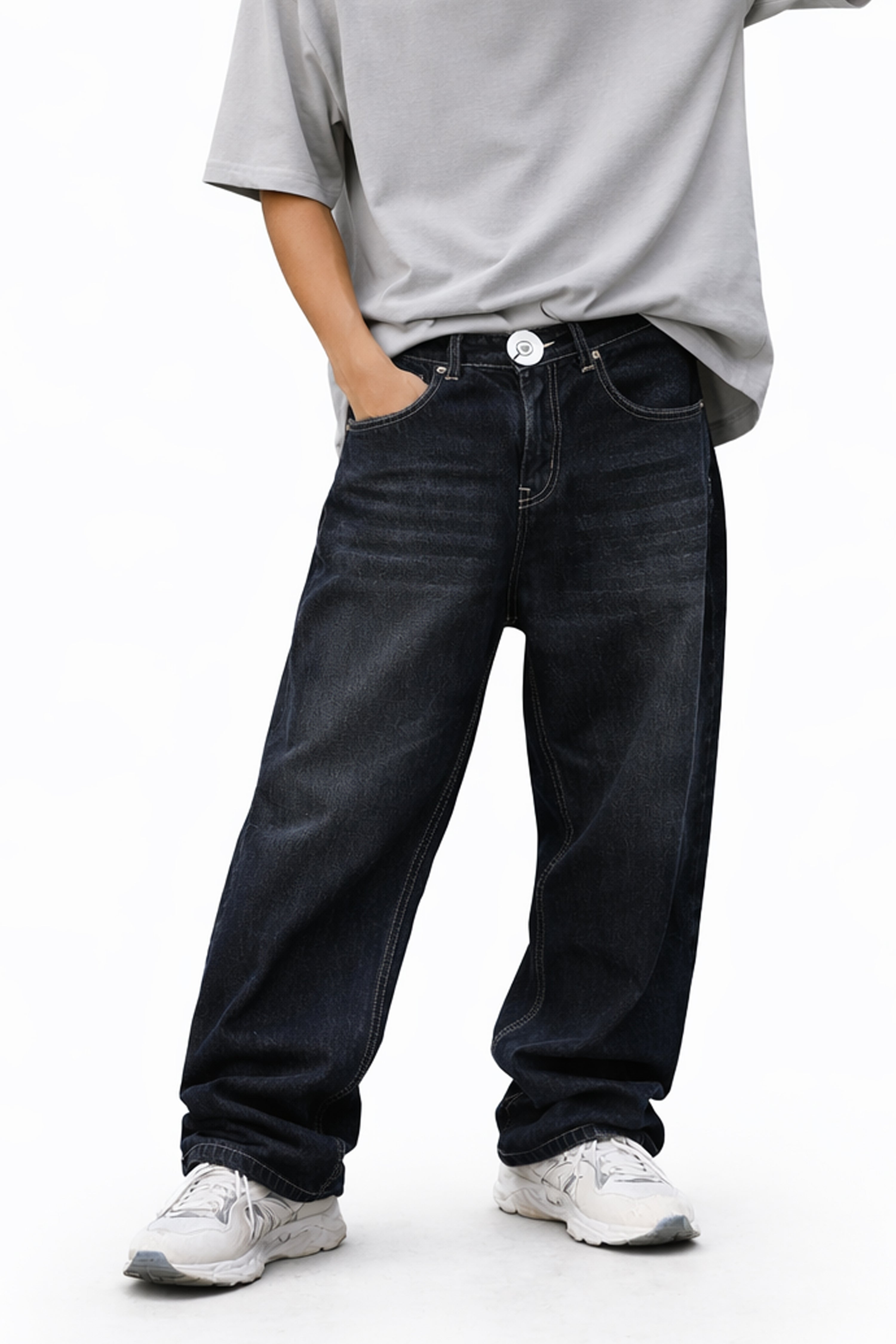 Gen Z Baggy Jeans Close-Up