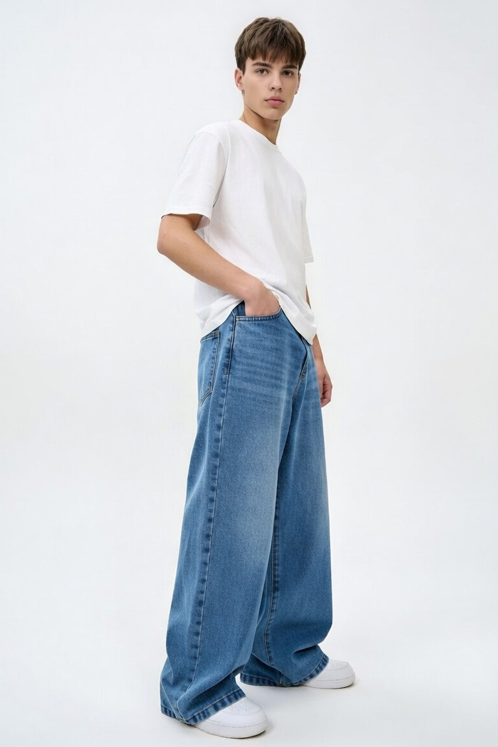Baggy Blue Denim Pants