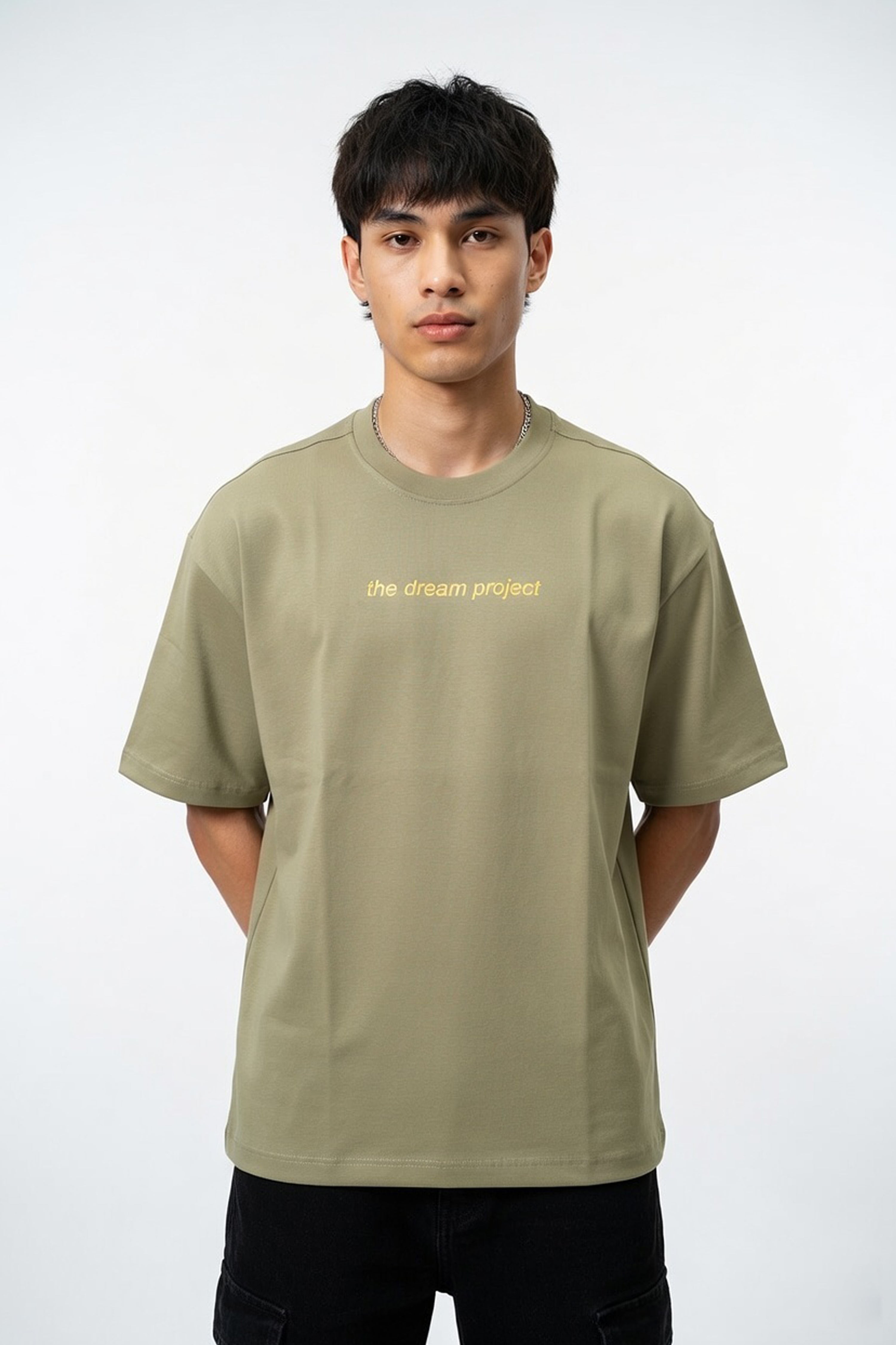 Pista Green Dreaming Oversized Graphic Tee