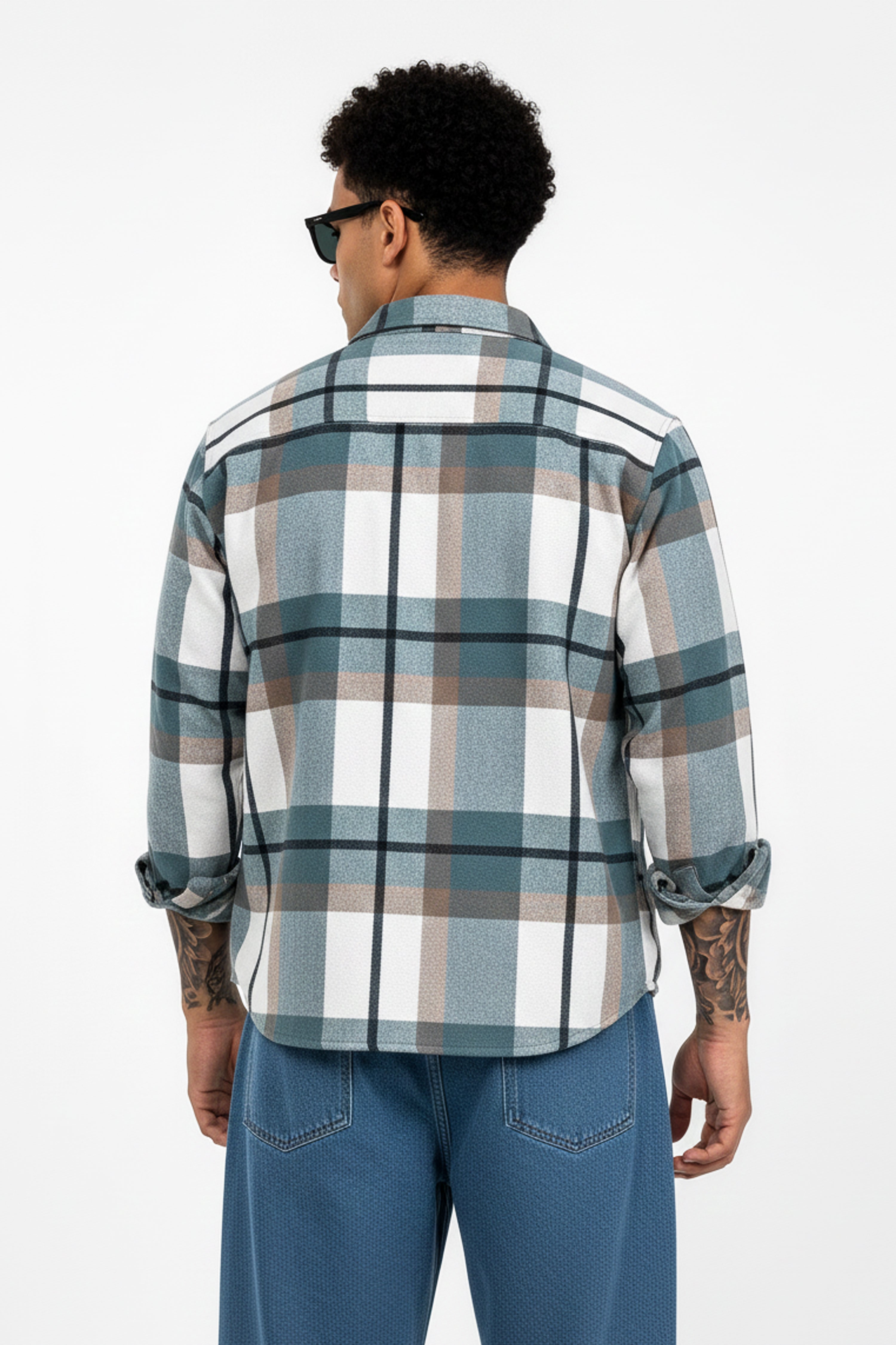 MEN’S PLAID SHACKET SHIRT – CASUAL WINTER WEAR